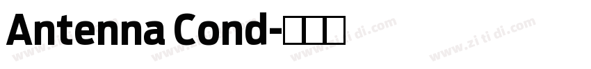 Antenna Cond字体转换